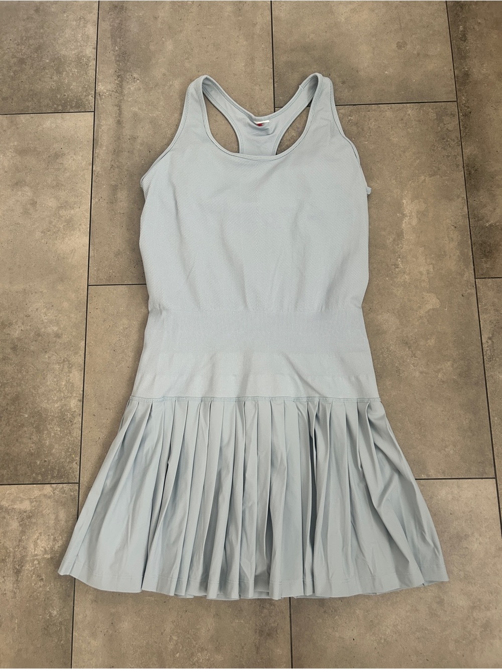 Wilson Midtown Tennis Dress pleated light blue M - Picture 4 of 11